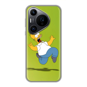 Чехол с Симпсонами для Huawei Pura 70 PRO (VPrint)