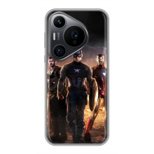 Чехол Супергерои Марвел на Хuawei Пюра 70 ПРО – Мстители