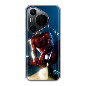 Чехол Супергерой Человека Паука на Huawei Pura 70 PRO – Паук на доме