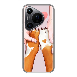 Чохол (ТПУ) Милі песики для Huawei Pura 70 PRO (Любов до собак)
