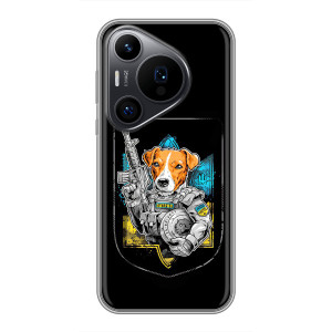 Чехол с принтом для Huawei Pura 70 PRO – Патрон Воин