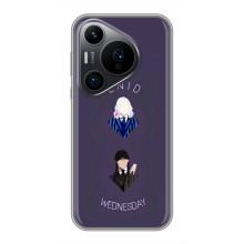 Чохли Венсдей на Huawei Pura 70 PRO Уенсдей (AlphaPrint) (Венздей і подруга)