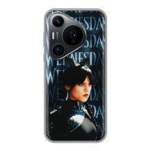 Чохли Венсдей на Huawei Pura 70 PRO Уенсдей (AlphaPrint) (Венздей кішка)