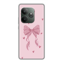 Чехол банты для Huawei Pura 70 PRO – Бант на розовом