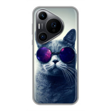 Чохол із милими котиками на Huawei Пура 70 ПРО