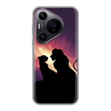 Чехол Король лев на Huawei Пура 70 ПРо (Симба и Налу)