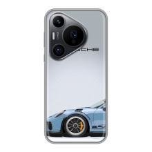 Чохол з авто Порше для Huawei Pura 70 PRO – Блакитний Порше