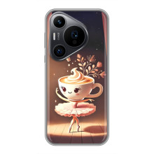 Чохол з мемом Тралалело тралала на Huawei Pura 70 PRO (Балерина капучина)