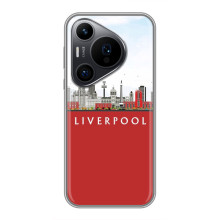 Чохол з картинкою ФК Ліверпуль на Huawei Пура 70 ПРО – Місто Liverpool