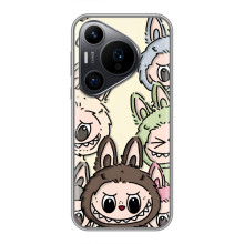 Чехол с Лабубу на Huawei Pura 70 PRO (Коллаж Лабубу)