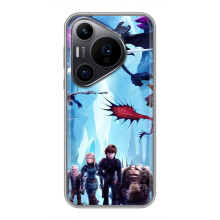 Чохол з принтом дракон Беззубик Huawei Пура 70 ПРО – Герої Беззубика