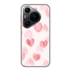 Чехол с розовым рисунком для Huawei Pura 70 PRO