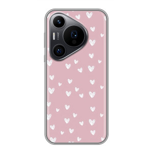 Чехол с розовым рисунком для Huawei Pura 70 PRO
