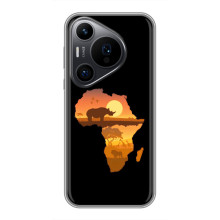 Летний Чехол на Huawei Pura 70 PRO – Карта