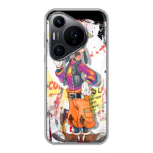 Популярні Чохли з картинками для Хуавеї Пюра 70 ПРО (Bad Wolf)