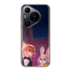 Силиконовый чехол с принтом Зоотрополіс для Huawei Pura 70 PRO – Главные герои
