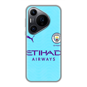 Силиконовые Чехлы принт Футбол на Huawei Pura 70 PRO – Man City