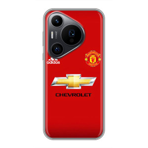 Силиконовые Чехлы принт Футбол на Huawei Pura 70 PRO – Man United