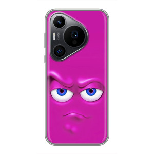 Силиконовые Чехлы (смешные стикеры) для Huawei Pura 70 PRO – Хитрая мордочка