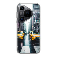 Силиконовый бампер (Работники) на Huawei Pura 70 PRO – Такси