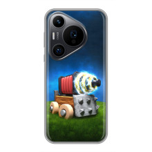 Силиконовый Чехол (атрибутика Клеш Роял) для Huawei Pura 70 PRO – Пушка