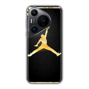 Силиконовый Чехол Nike Air Jordan на Хuawei Пюра 70 ПРО – Джордан 23
