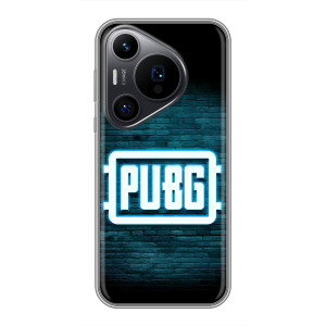 Чохол (TPU) з картинкою "Лого Пабг" на Гуавеї Пюра 70 ПРO – Лого PUBG