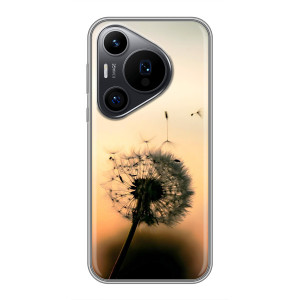 Силиконовый Чехол с одуванчиками на Huawei Pura 70 PRO – Роздумаханый одуванчик