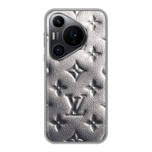 Текстурный Чехол Louis Vuitton для Хuawei Пюра 70 ПРО (Бежевый ЛВ)
