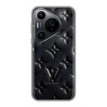 Текстурный Чехол Louis Vuitton для Хuawei Пюра 70 ПРО (Черный ЛВ)