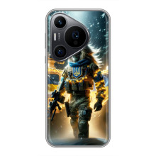 Украинские, патриотические Чехлы для Huawei Пура 70 ПРо (ЛЕВ ЗСУ)