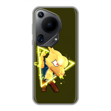 Бампер (ТПУ) с принтом Brawl Stars на Хuawei Пура 70 Ультра (Ворон)