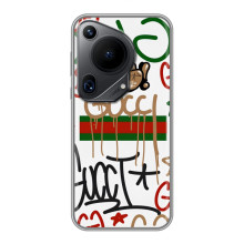 Брендновые Чехлы для Huawei Pura 70 Ultra - (PREMIUMPrint) (Стиль GUUCI)