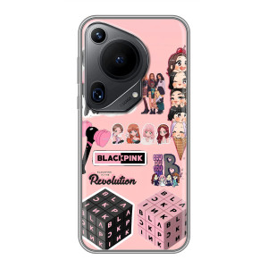Чехлы с картинкой для Huawei Pura 70 Ultra – BLACK PINK коллаж