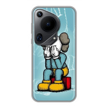 Чехлы для Huawei Pura 70 Ultra - Bearbrick Louis Vuitton (PREMIUMPrint) (Плач Bearbrick)