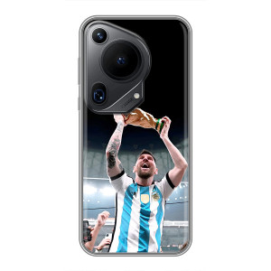 Чохли Лео Мессі Аргентина для Huawei Pura 70 Ultra – Щасливий Мессі