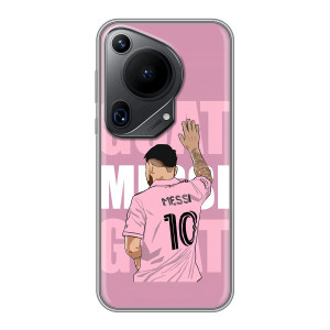 Чехлы Лео Месси в Майами на Huawei Pura 70 Ultra – GOAT MESSI