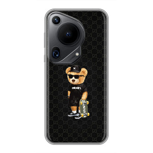 Чехлы Мишка Тедди для Хuawei Пура 70 Ультра – GUCCI Teddy