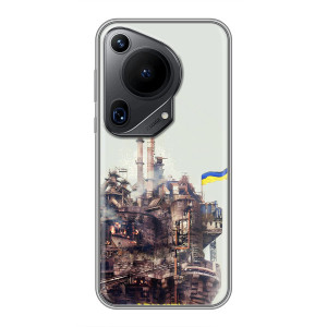 Чехлы на военную тематику для Huawei Pura 70 Ultra – Азовсталь