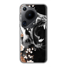 Чохли з картинкою животних Huawei Pura 70 Ultra (Стильний ТИГР)