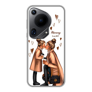 Чохол з друком для Huawei Pura 70 Ultra - (Мама з дитинкою) (AlphaPrint)