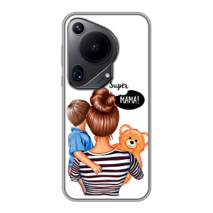 Чохол з друком для Huawei Pura 70 Ultra - (Мама з дитинкою) (AlphaPrint)
