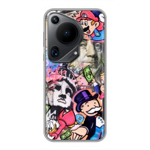 Чехлы с крутыми принтами для Huawei Pura 70 Ultra - (PREMIUMPrint) (Monopoly man)