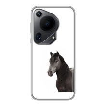 Чехлы с Лошадью дляHuawei Pura 70 Ultra (VPrint) (Чорний кінь)