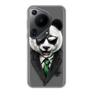 Чохли з Пандами на Huawei Pura 70 Ultra – Панда в окулярах