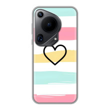 Чехлы с тематикой "Маленькие Сердечки" на Huawei Pura 70 Ultra (Красивое сердечко)