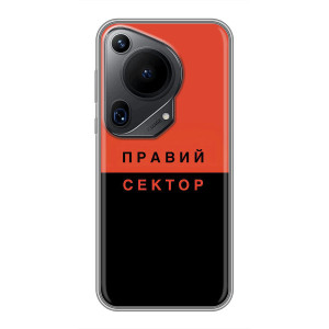 Чехлы УПА (Красно-Чёрный) на Huawei Pura 70 Ultra – Правый Серктор