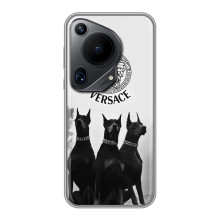 Чехлы VERSACE для Гуавей Пура 70 ультра (PREMIUMPrint) (Доберман Версаче)
