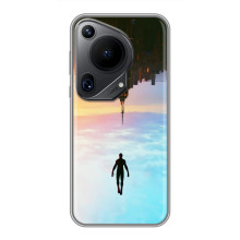 Чехол с человеком пауком для Huawei Pura 70 Ultra - (AlphaPrint) (Паук человек)