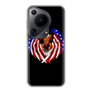 Чохол Прапор USA для Huawei Pura 70 Ultra – Крила США